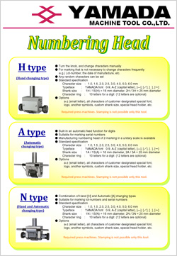 Numbering Head