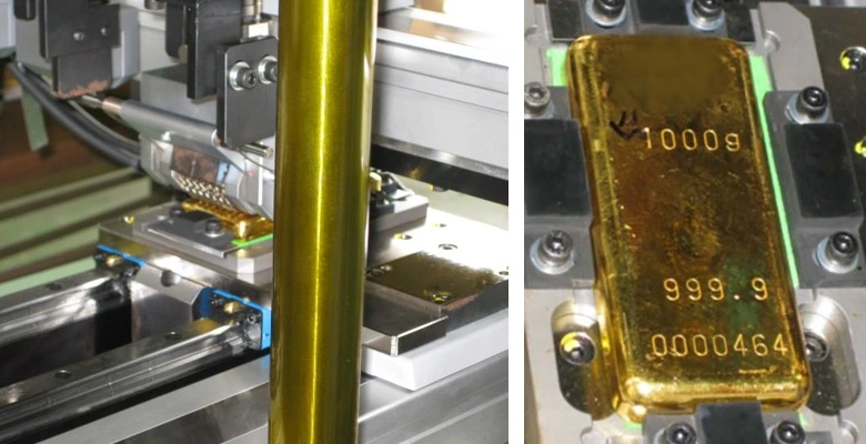 インゴット刻印機