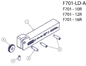 転造式ローレット寸法図 F701