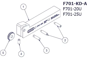 転造式ローレット部品図 F701　KD-A