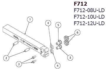 転造式ローレット部品図 F712 LD