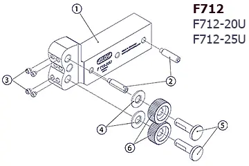 転造式ローレット部品図 F712
