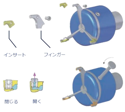 グリペックス　バルブ出口