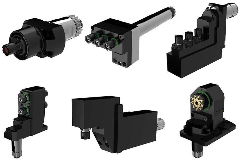 PCM スイス型自動盤用ミーリングホルダ