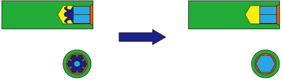 BRIGHETTI ブローチ 加工事例06