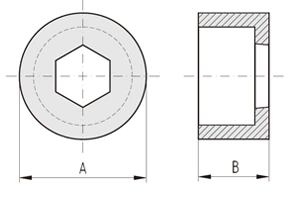 外径ブローチ 図