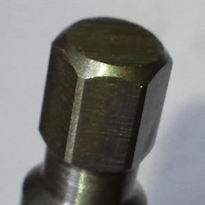 BRIGHETTIブローチ 外径加工したワークのサンプル2