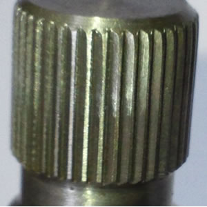 BRIGHETTIブローチ 外径加工したワークのサンプル4