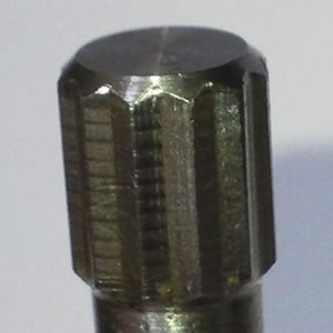 BRIGHETTIブローチ 外径加工したワークのサンプル5