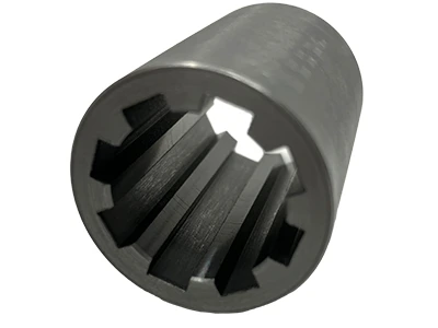 貫通穴多重キー溝