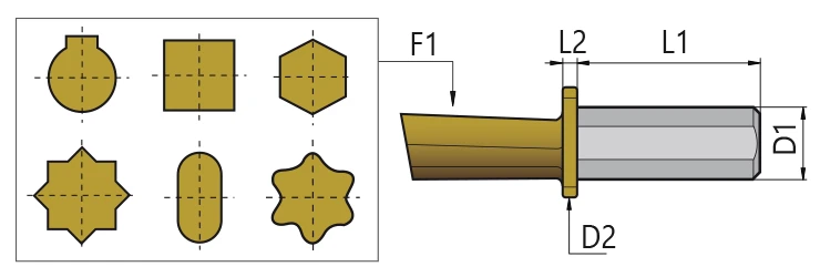 インテグラルインサート寸法図