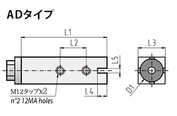 スロッター盤用アダプターADタイプ