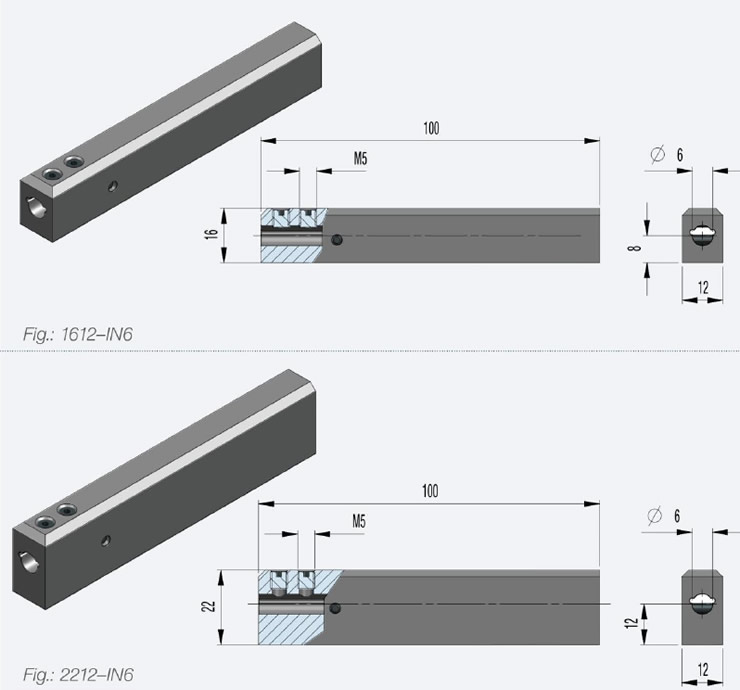 MAS INターン 角シャンクホルダ IN6寸法図