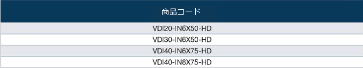 MAS INターン VDIハイドロクランプホルダ寸法表