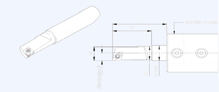 チップ式CBN寸法図