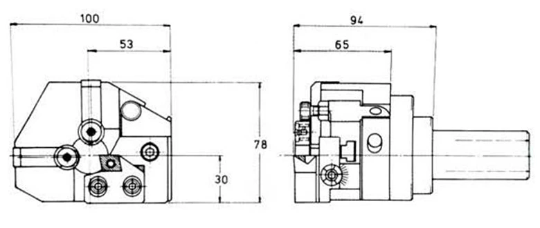 ローラーボックス 寸法図